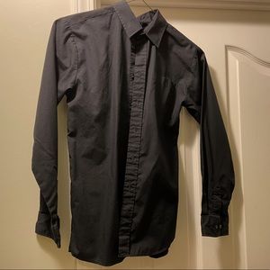 👨‍🎓?Like new. Black dress shirt. Pocket. Black buttons